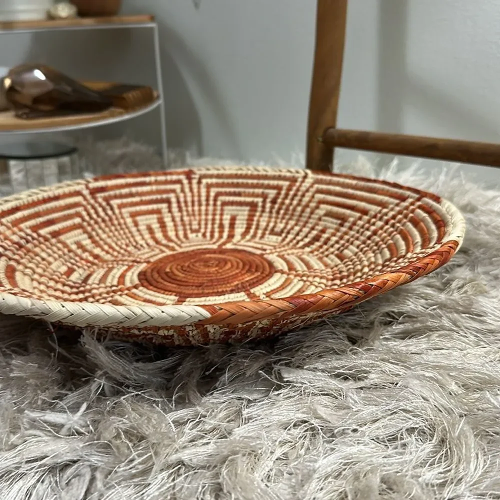 Boho Natural Woven‎ Patterned Basket For Home Decor